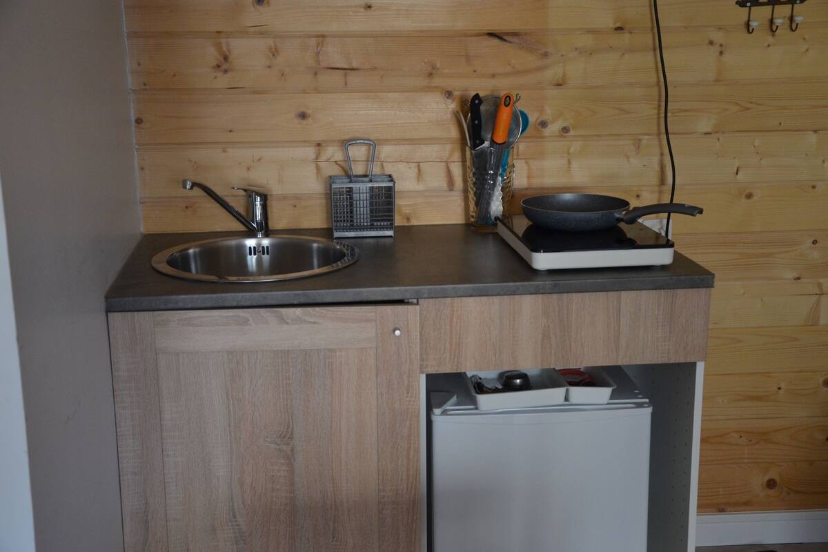 appart studio, 1 double or 2 twin beds | private kitchenette