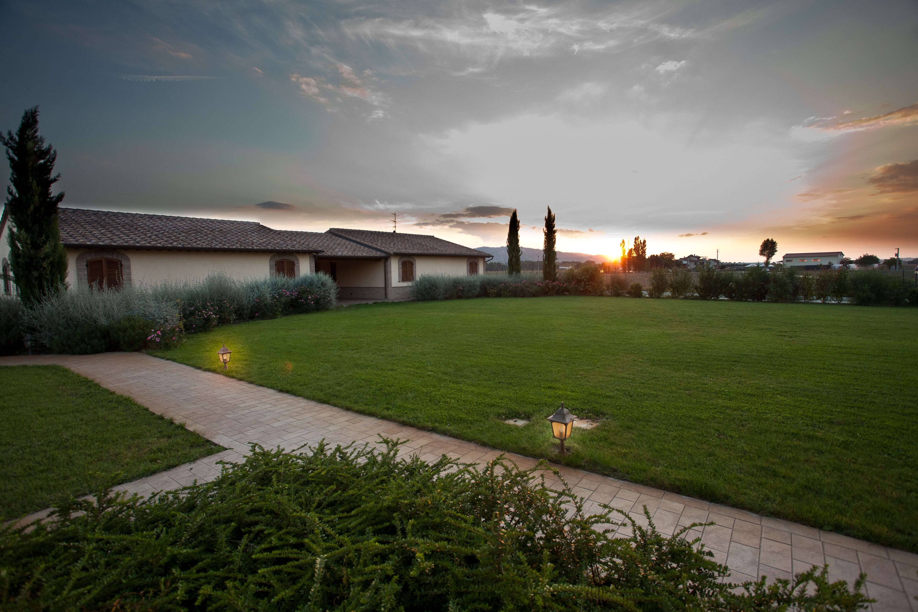 Familienapartment, zum Garten hin | 1 Schlafzimmer, italienische Bettbezüge von Frette