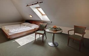 Minibar, in-room safe, desk, iron/ironing board - Zámecký hotel Zlatý Orel (Hranice)