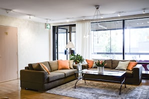 Lobby sitting area