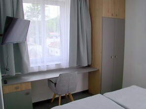 Comfort Studio Suite, 1 Bedroom | Desk, laptop workspace, blackout curtains, iron/ironing board - Hotel Fabrica (Liberec)