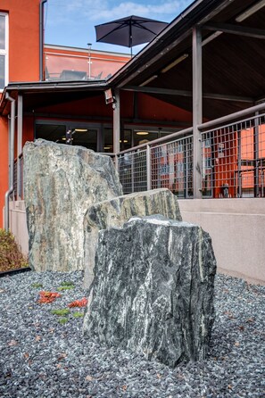 Entrada de la propiedad