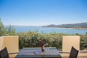 Suite, sjøutsikt | Utsikt fra balkong