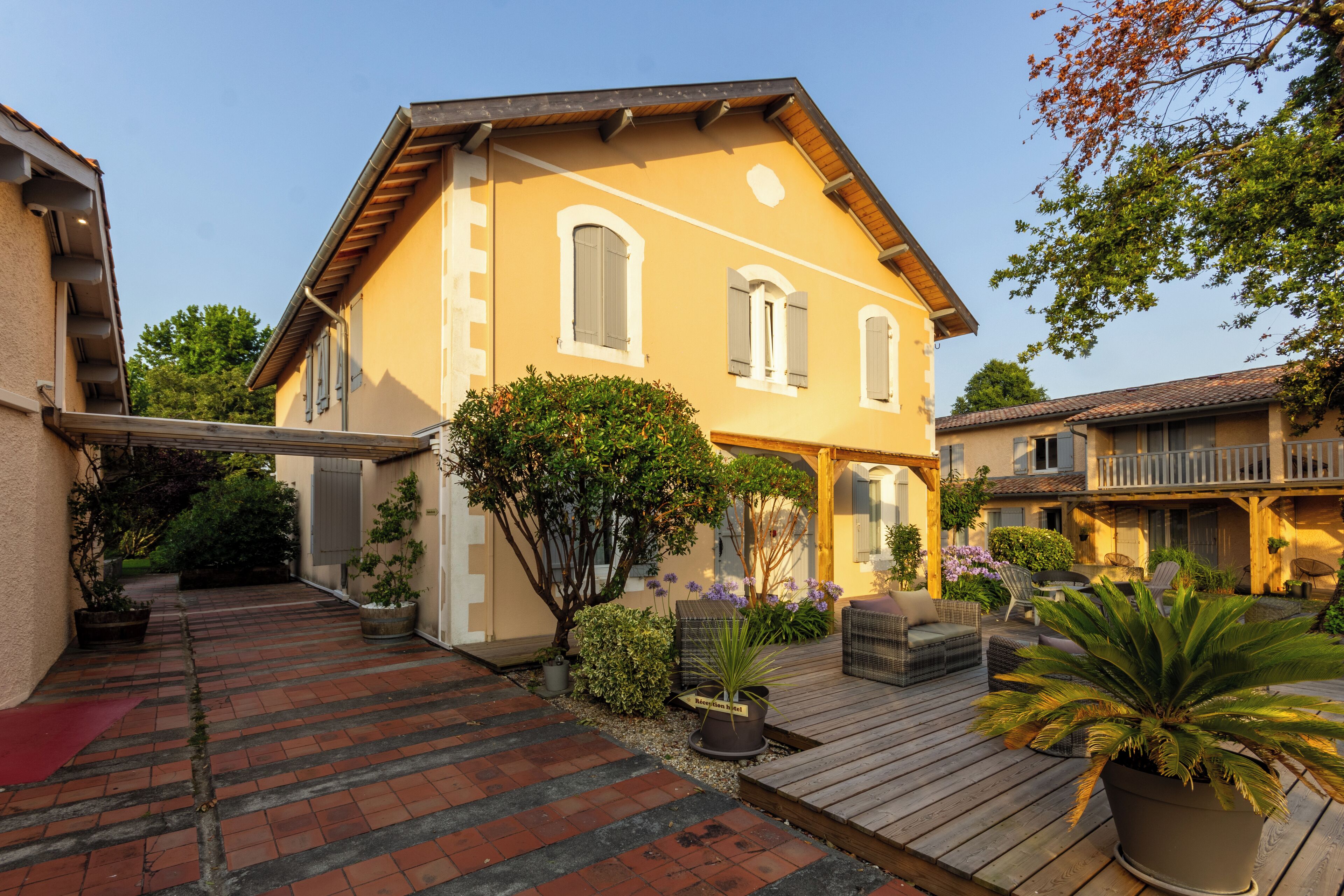 Façade de l’hébergement