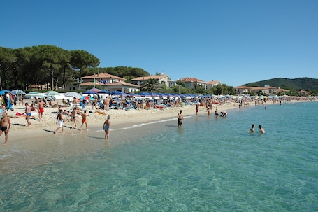 Beach nearby. Mistral Hotel