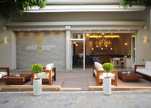 Interior entrance