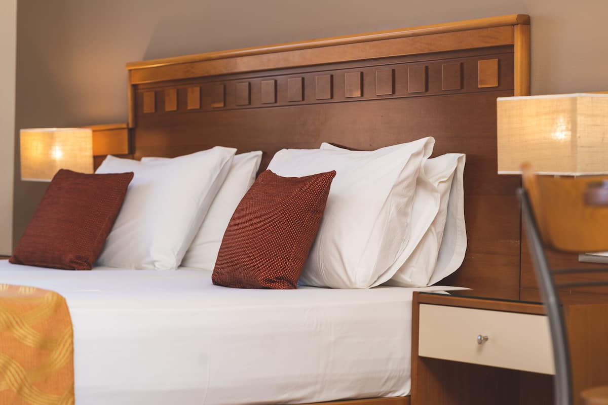 1 bedroom, blackout curtains, iron/ironing board, free cots/infant beds