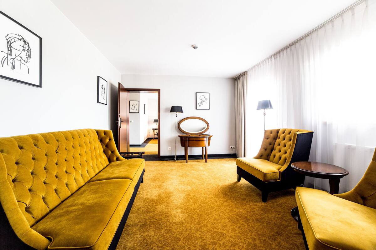 Superior Double or Twin Room | Living area | TV