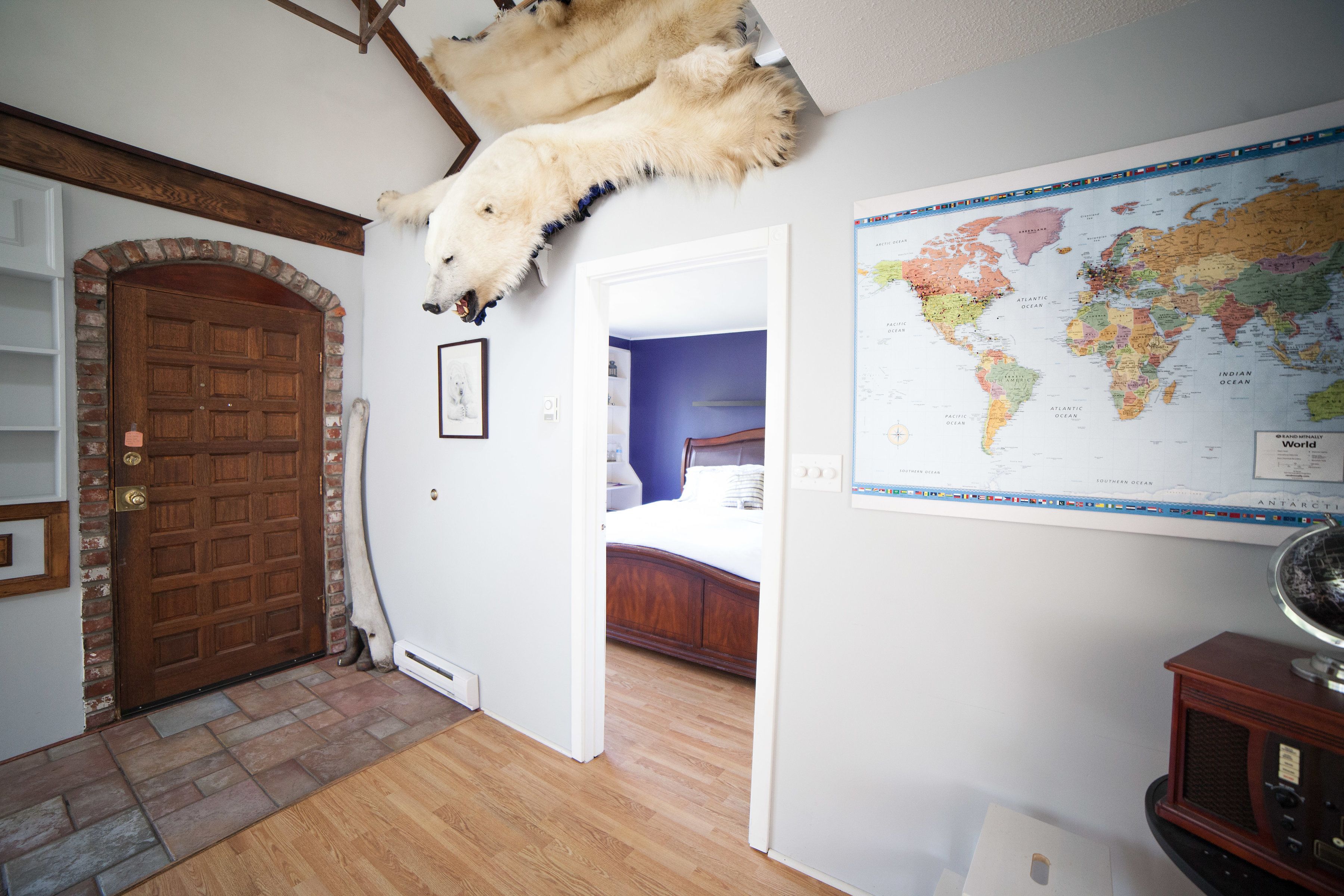 Interior entrance
