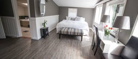 Standaard kamer | Lakens van Egyptisch katoen, luxe beddengoed, donsdekens