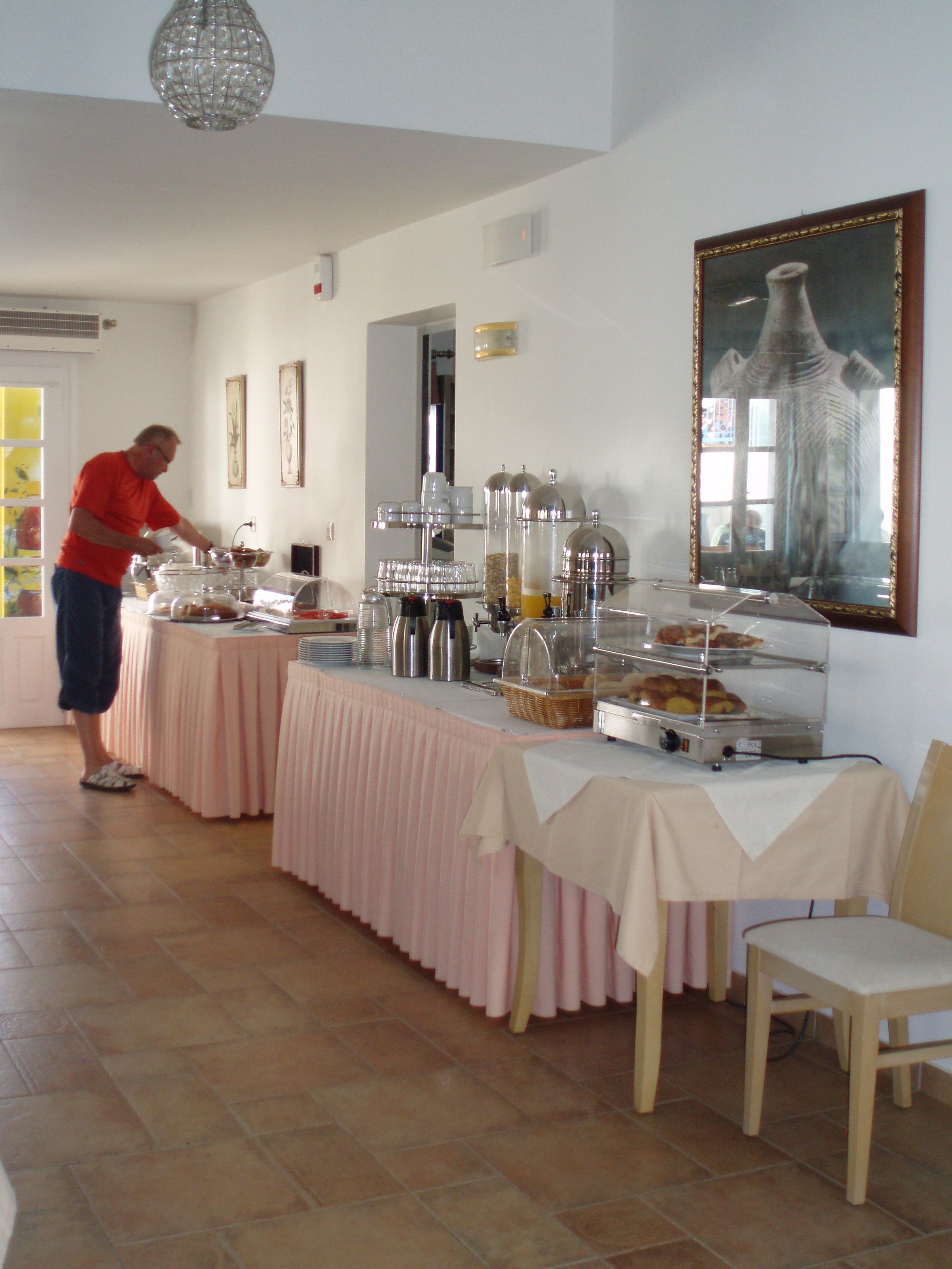 daily buffet breakfast (eur 10 per person)