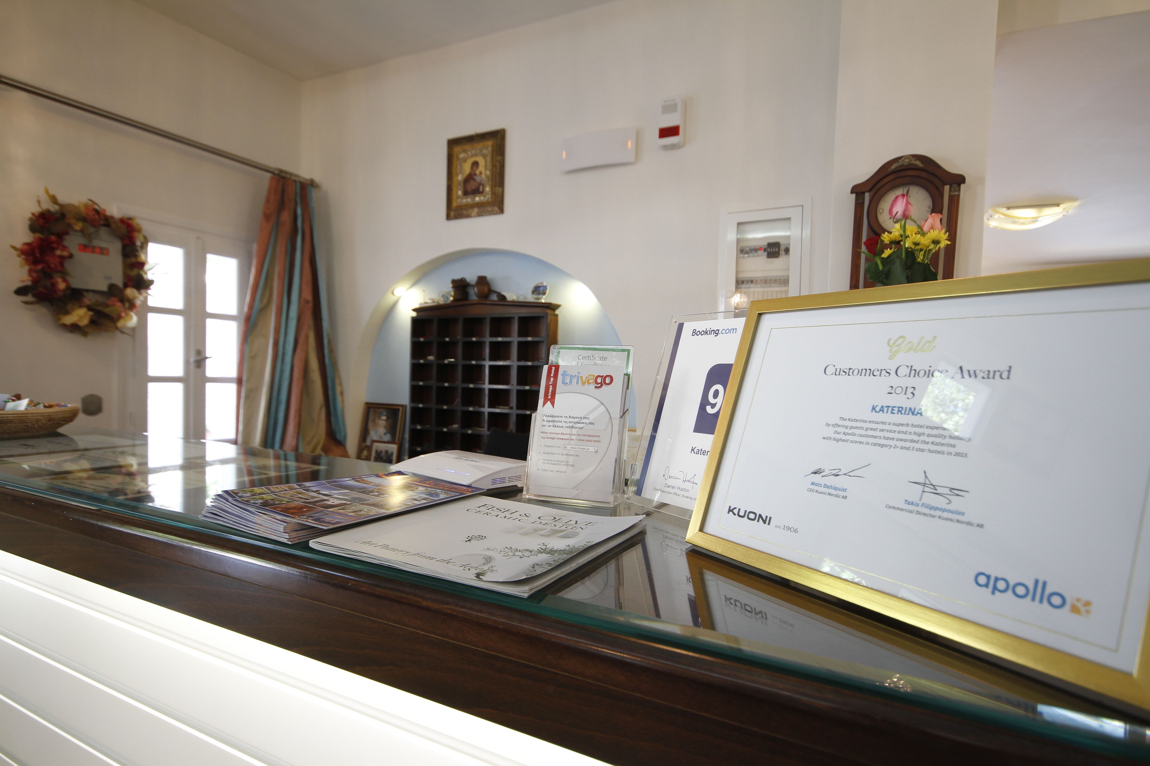 check-in/check-out kiosk