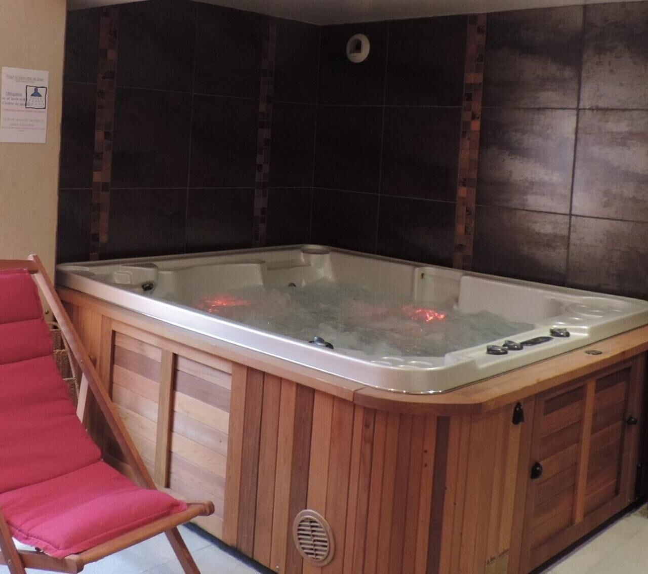 sauna, hot tub, body treatments, facials, massages