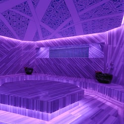 Sauna, tina de hidromasaje, baño de vapor y baño turco o hammam