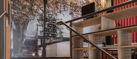 Sittområde i lobbyn