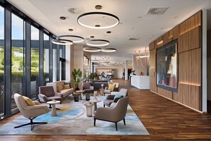 Sitteområde i lobbyen