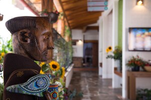 Mostrador de check-in y check-out