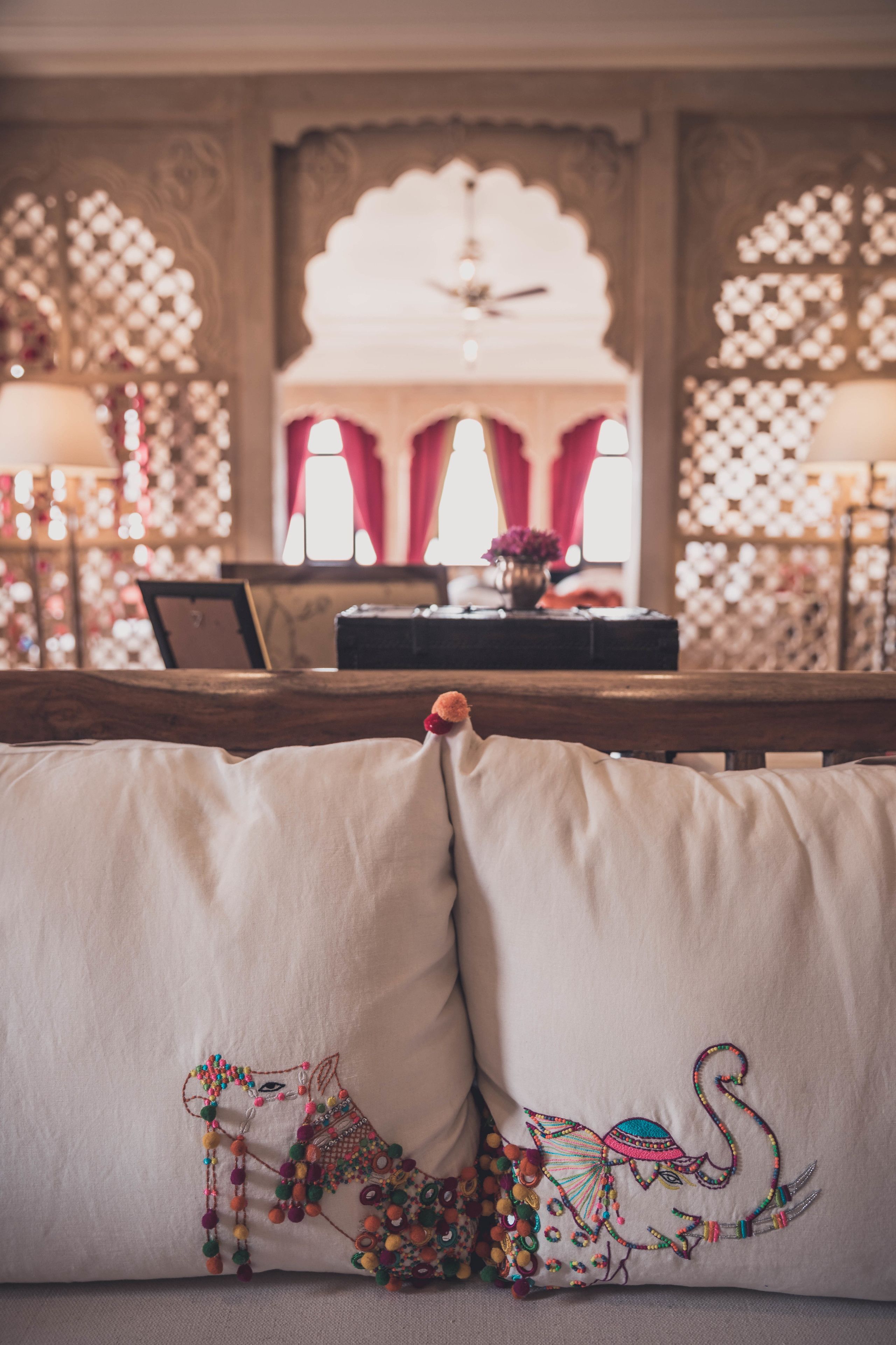 suryagarh suite | minibar, in-room safe, desk, blackout curtains