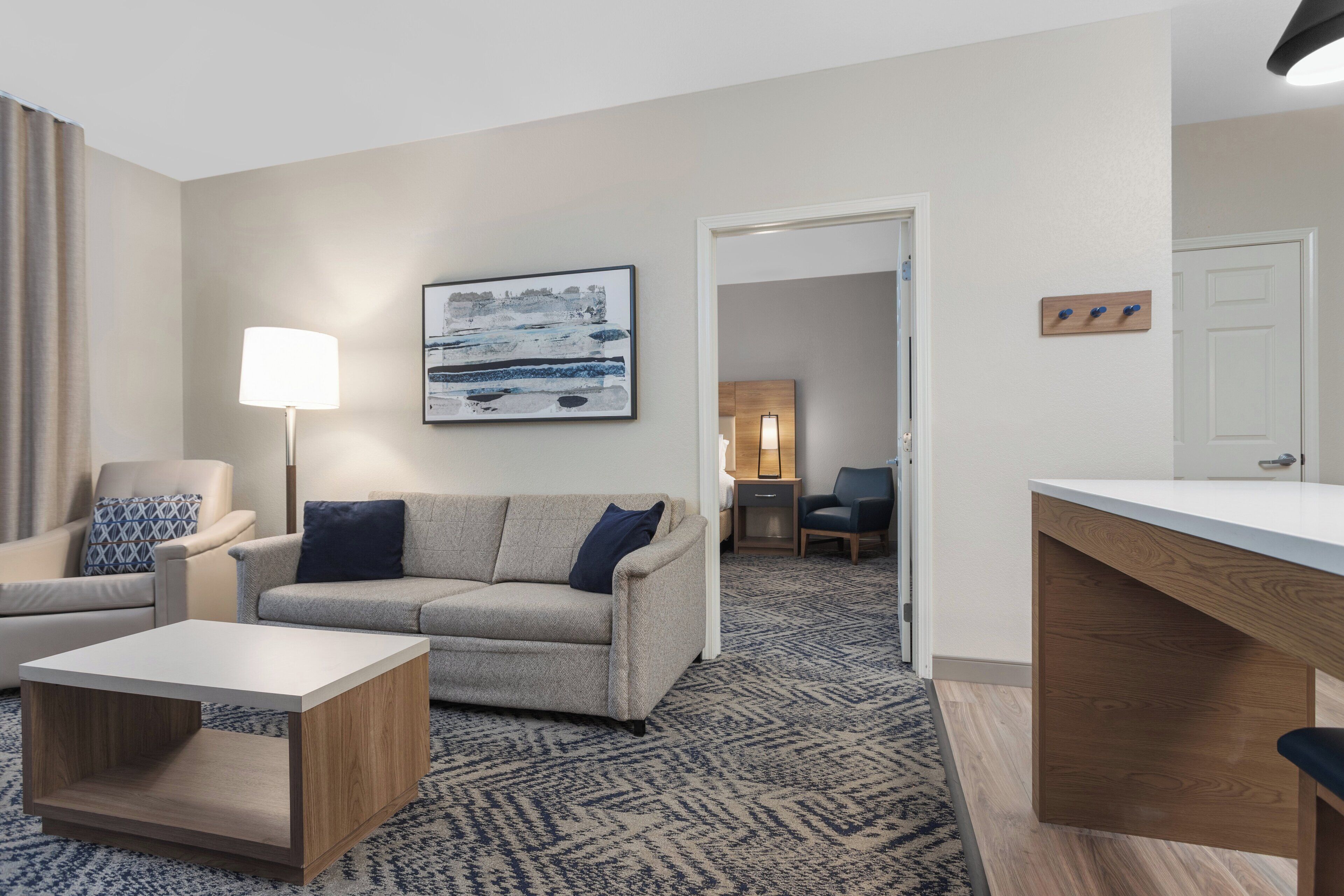 suite, 1 king bed (living and dining area) | 1 bedroom, hypo-allergenic bedding, pillow-top beds, in-room safe