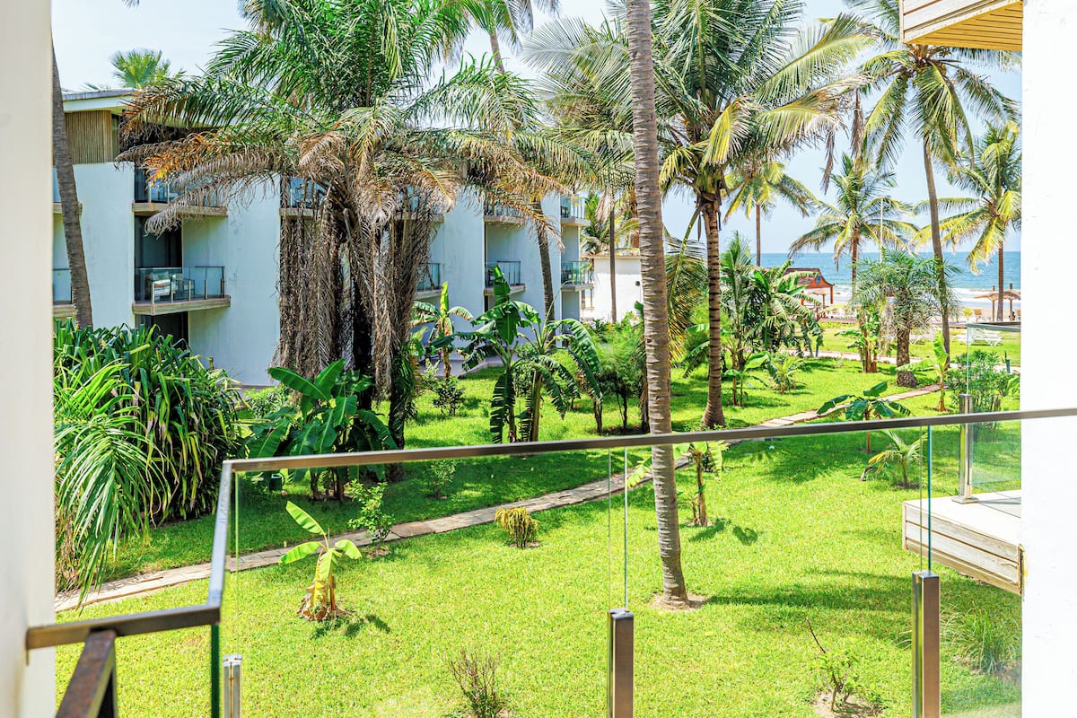 Premium-huone, näköala puutarhaan | Terassi/patio