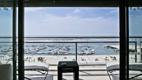 View from room. Real Marina Hotel & Spa