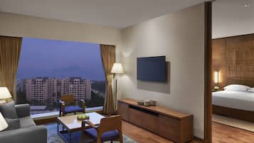 Ropa de cama de alta calidad y minibar
