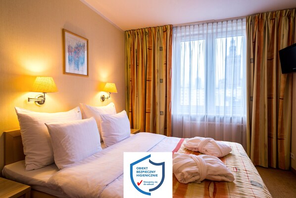 Ropa de cama hipoalergénica, wifi gratis y ropa de cama