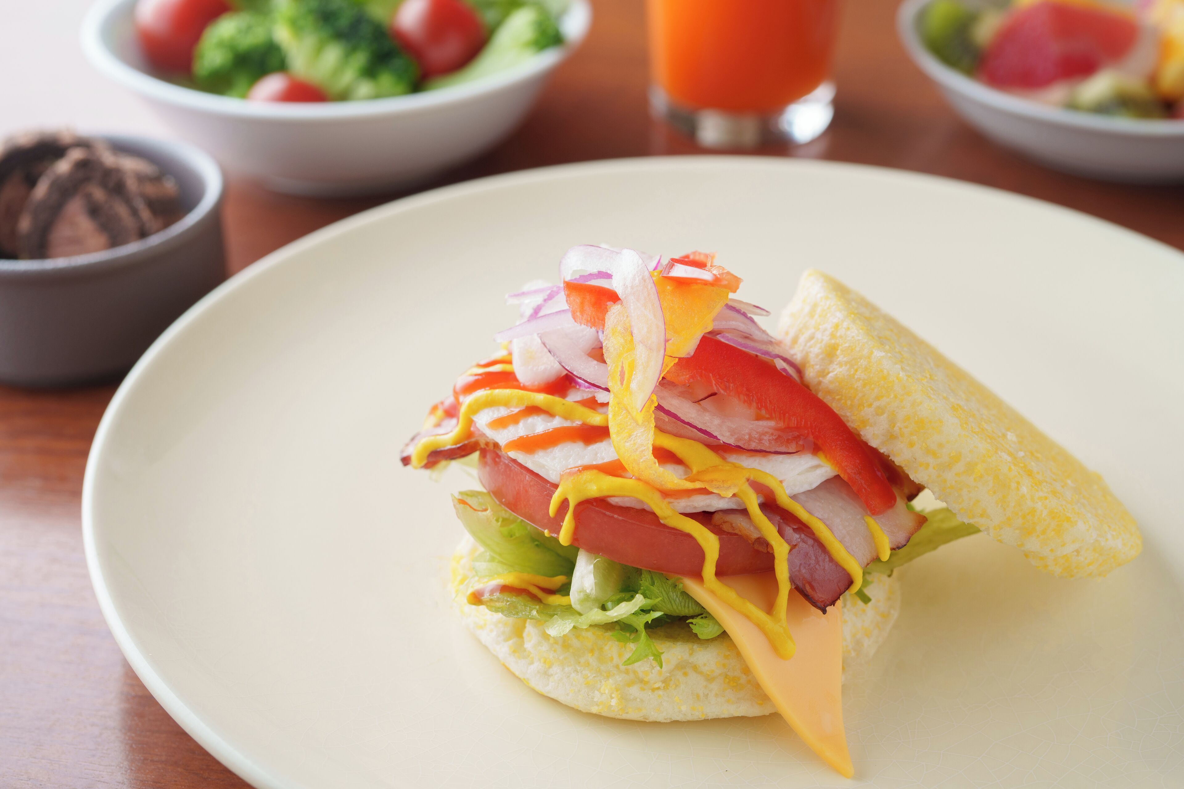 daily buffet breakfast (jpy 1650 per person)