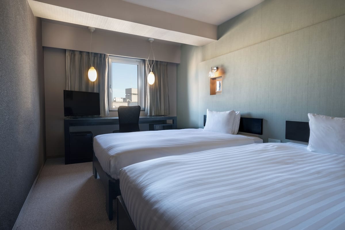 Desk, blackout curtains, iron/ironing board, free WiFi