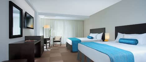 Classic Double Room, 2 Queen Beds, City View