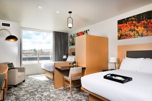 Standard Room, 2 Queen Beds, Non Smoking, Annex Building | 1 bedroom, hypo-allergenic bedding, desk, blackout drapes