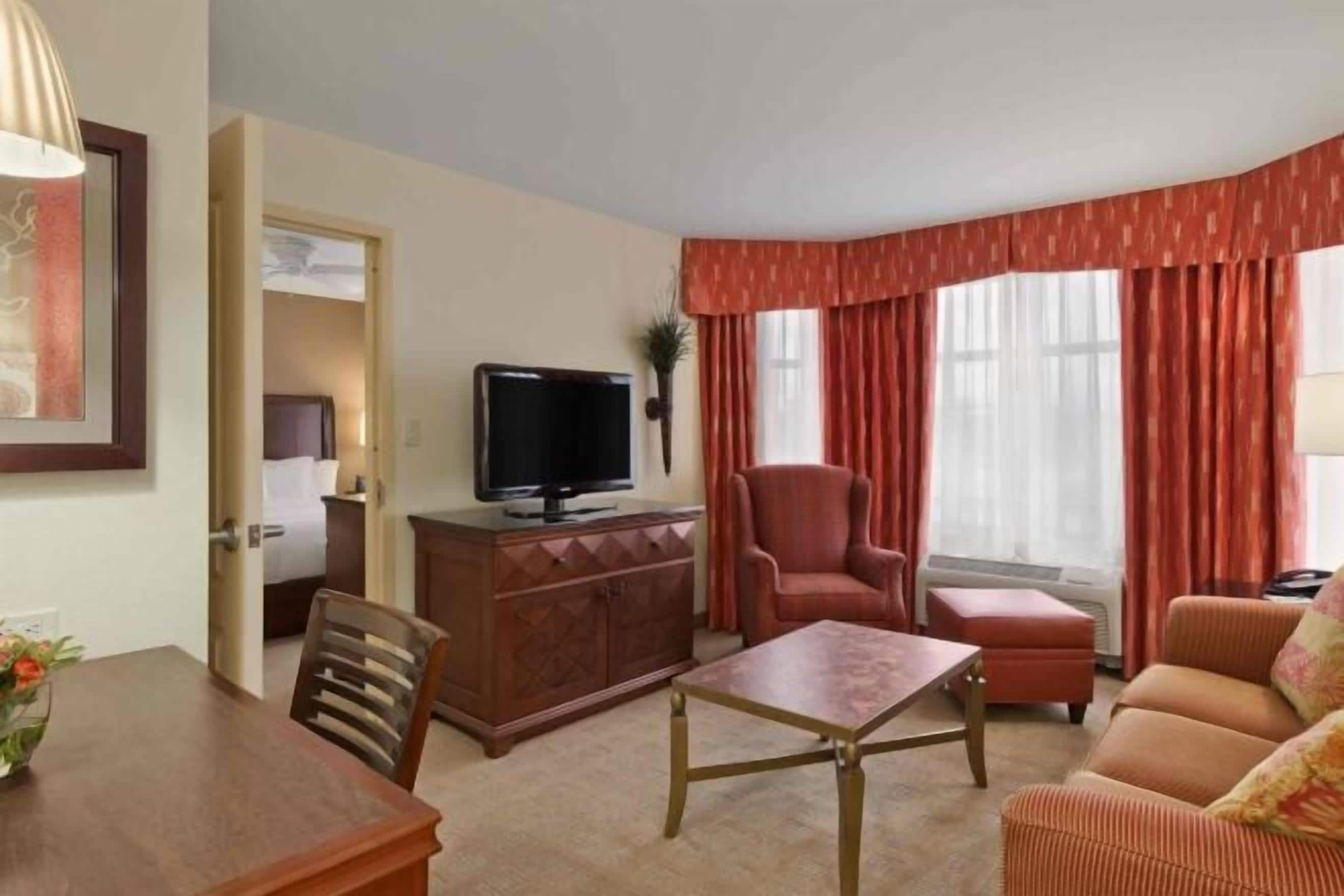 Living area | 32-inch LCD TV with cable channels, TV, iPod dock