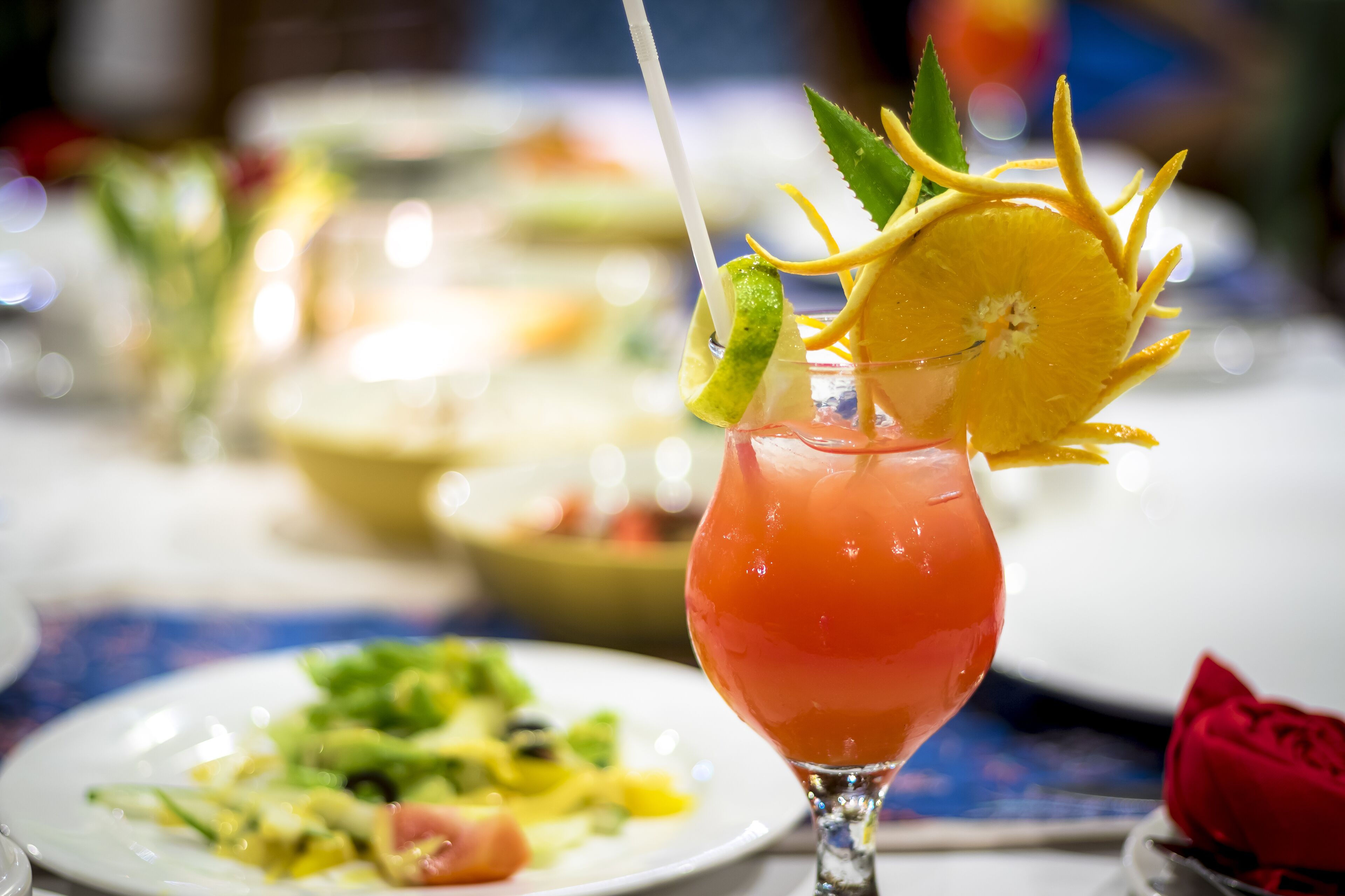 breakfast, lunch, dinner served; beach views