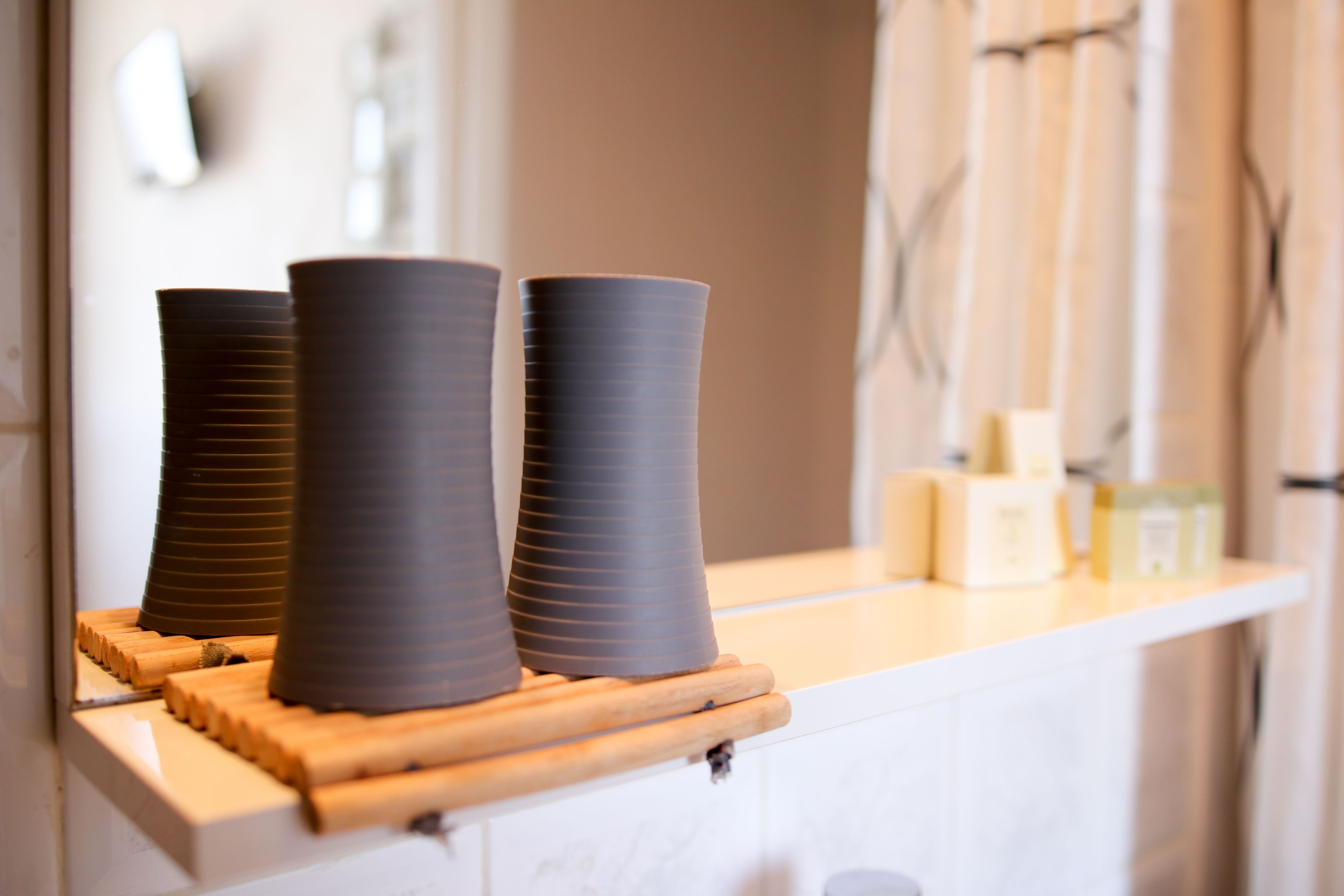 double room, city view | bathroom | shower, free toiletries, hair dryer, towels