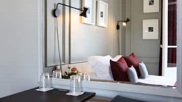 Double Room, City View | Desk, iron/ironing board, free WiFi, bed sheets