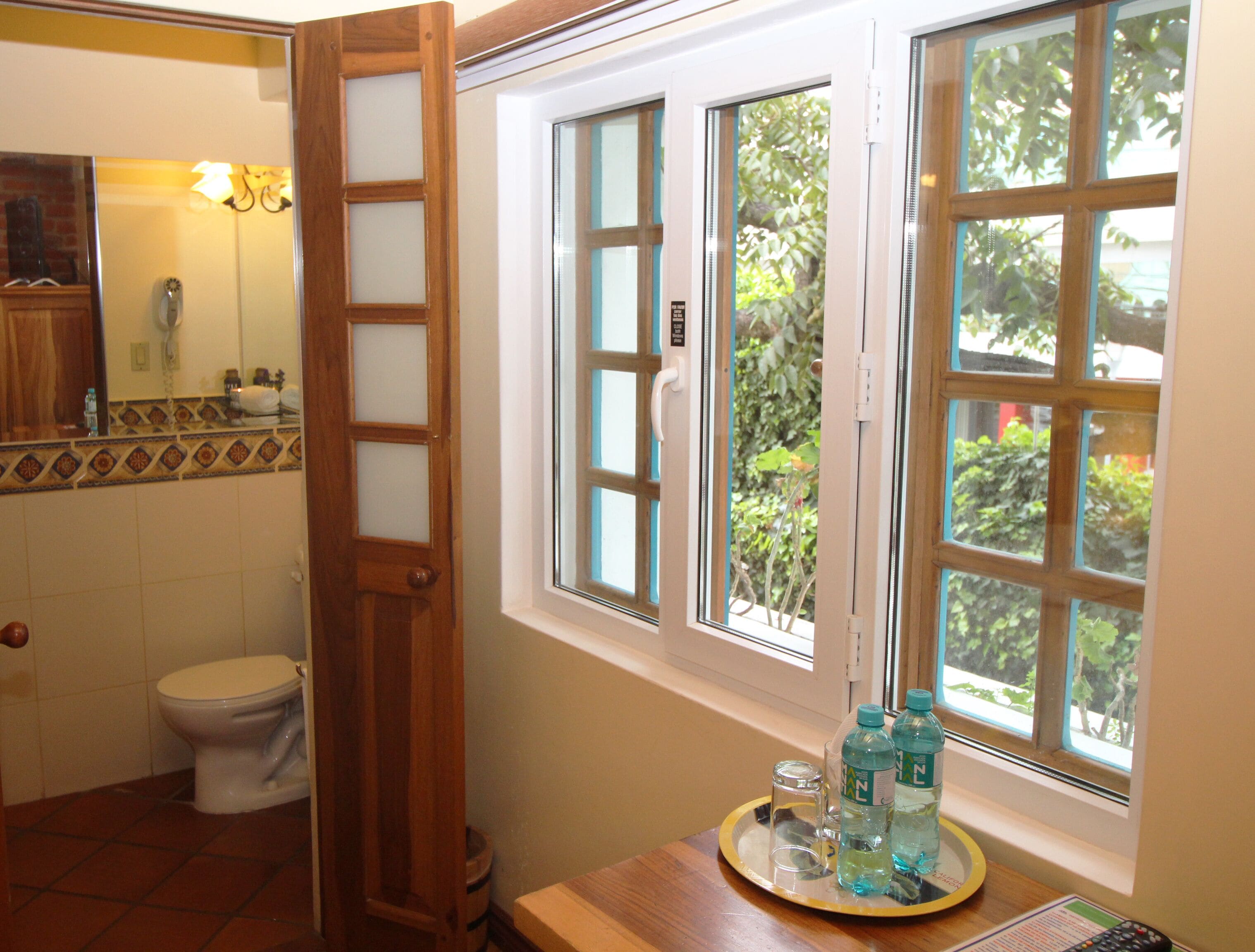 two twin beds | in-room safe, desk, soundproofing, iron/ironing board