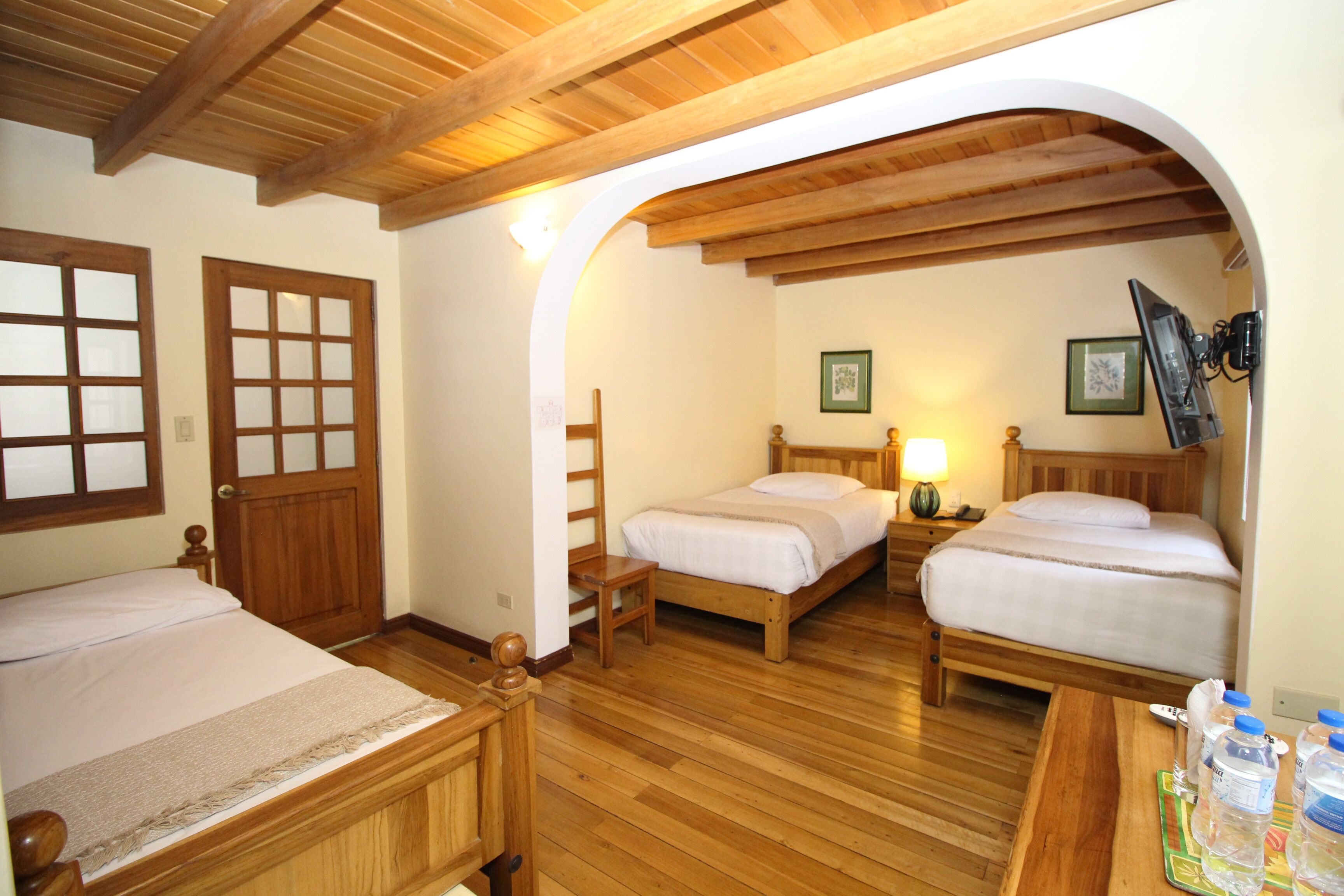 quadruple room | in-room safe, desk, soundproofing, iron/ironing board