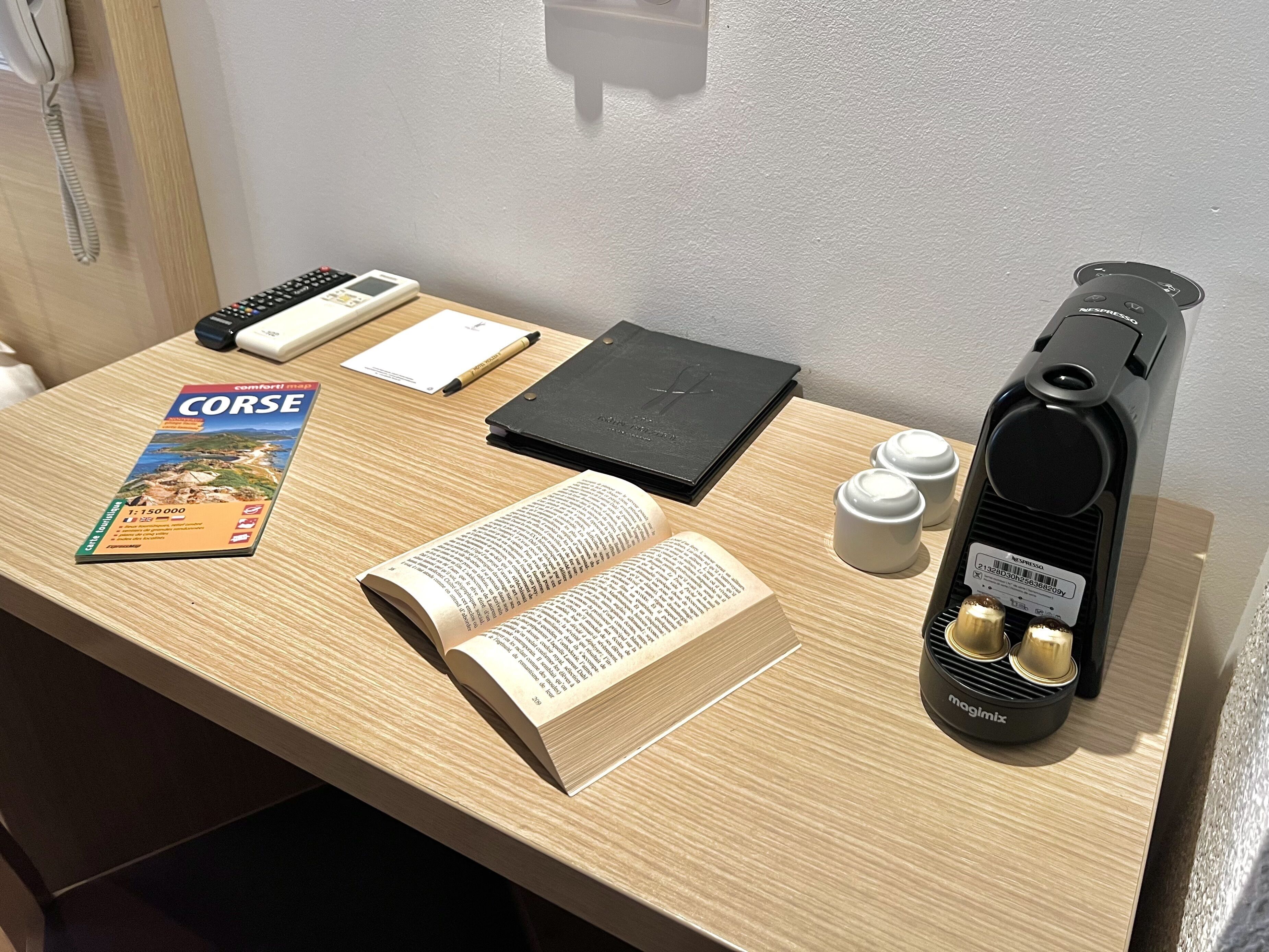 business room | in-room safe, individually furnished, desk, soundproofing