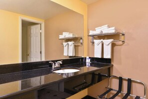 Free toiletries, hair dryer, towels