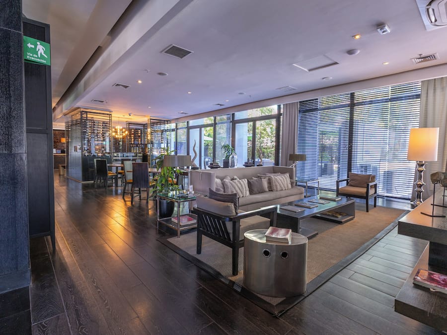 Zona de estar del vestíbulo