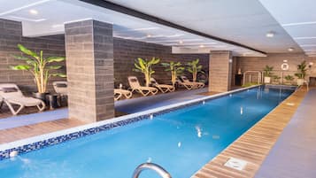Indoor pool, outdoor pool
