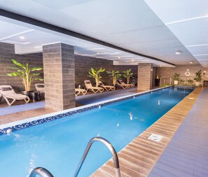 Indoor pool, outdoor pool