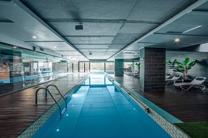 Indoor pool, outdoor pool