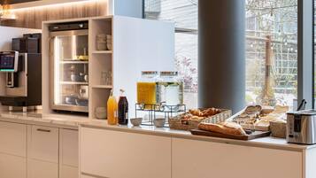 Daily buffet breakfast (EUR 26 per person)