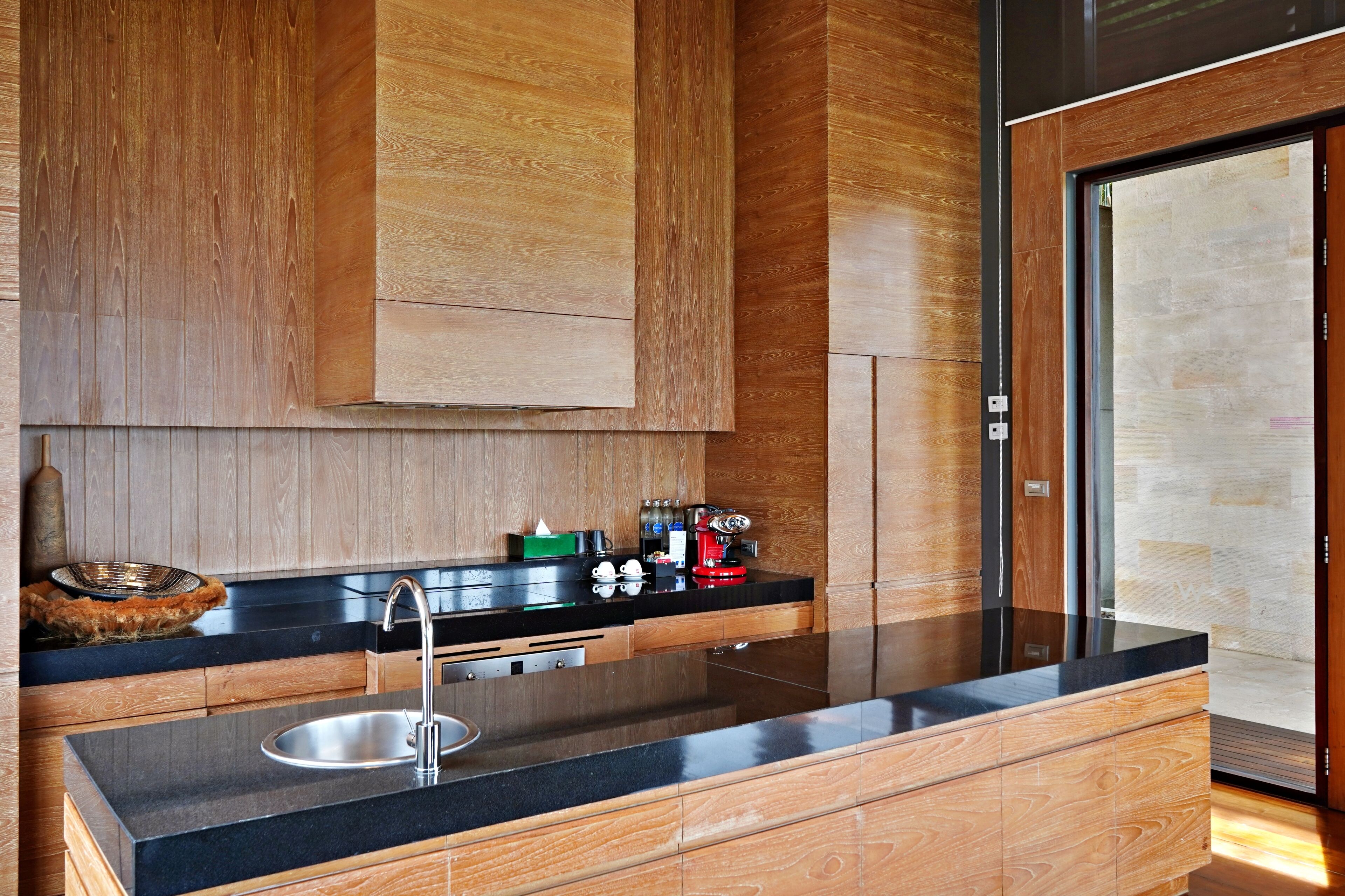 villa, 4 bedrooms, non smoking, ocean view (private pool) | private kitchen | fridge, coffee/tea maker, electric kettle