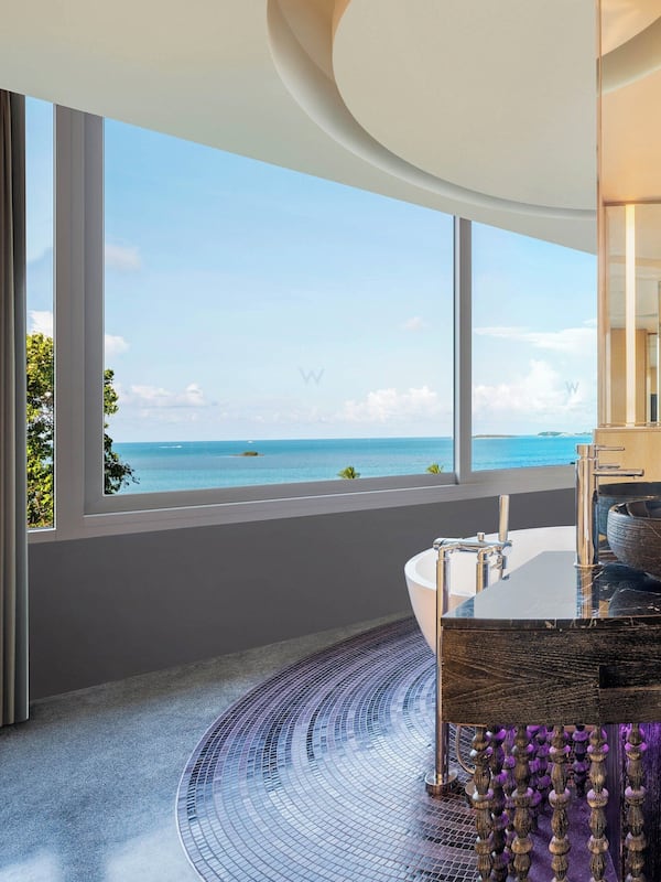 Villa, 2 Bedrooms, Ocean View (Extreme WOW Ocean Haven) | Bathroom | Separate tub and shower, rainfall showerhead, designer toiletries