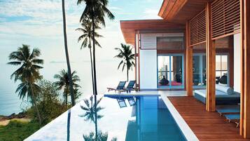 Villa, 4 Schlafzimmer, eigener Pool, Meerblick (Seascape Escape) | Außenbereich