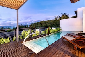 Villa, 1 chambre, non-fumeurs, vue océan (Private Pool) | 1 chambre, minibar, coffres-forts dans les chambres, bureau