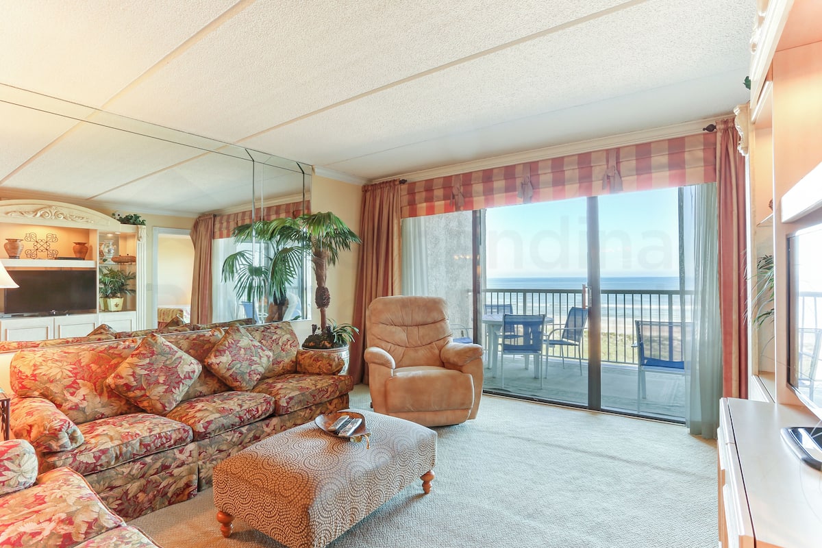 Apartment, 2 Schlafzimmer, Nichtraucher, Meerblick | Wohnbereich | Flachbildfernseher