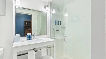 Free toiletries, hair dryer, towels, soap